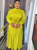 Plus size Dresses Fashion Size African Party for Women Dashiki Ankara Lady Evening Gowns Elegant Turkey Muslim Maxi Dress 2023 231027