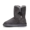 Bottes Vente en gros/au détail de haute qualité femmes australie bottes de neige classiques en cuir véritable fourrure naturelle bottes d'hiver marque femmes chaussures chaudes 231026