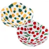 Dinnerware Sets 2 Pcs Microwave Household Gloves Bowl Potholders Polyester Cotton Plate Huggers