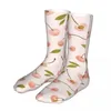 Men's Socks Women's Novelty Cute Fruit Peach Graphic Stockings Spring Summer Autumn Winter