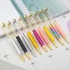 Atacado 27 cores criativo tubo vazio canetas esferográficas diy auto-enchimento caneta de metal escola papelaria material de escritório escrita presente