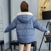 Women's Trench Coats Short Style Solid Bubble Jacket Women Nice Winter Parkas Korean Loose Thick Hooded Cotton Coat Mujer Chaqueta