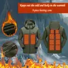 Herrenwesten Herren Herbst/Winter 9 Heizbereiche Jacken Mäntel Anzug Warm halten Elektrische Weste Jacke Thermal Camping für