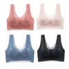 Yoga Outfit 6XL Reggiseno sportivo in pizzo per donna Crop Top Fintness Running Gym Reggiseni sportivi Push Up Bralette Active Wear