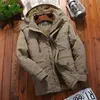 Herr ner parkas mäns vinter jacka fleece linning utomhus parka kappa huva vindbrytare militär tjock varm ytterkläder stor storlek 6xl multi-pocket 231030