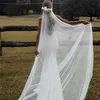 Pearls Ivory Long Bridal Veils with Comb One Layer Cathedral Wedding Veil White Bride Accessories Velos de Noiva X0726195m