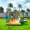 Bounce House Kids Outdoor Party Sprzęt do zabawy nadmuchiwane bramkarz slajd jumper zamek skok do dzieci