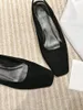 Sandals Totem Luxury Brands Women's Shoes Genuine Leather Black Roman Lady High Heels Square Toe Cap Thin Pumps Ladies