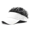 Ball Caps Wigs Sunshade With Cap Spiked Women Casual 2023 Wig Hairs Hat Adjustable Visor Baseball Men Concise