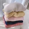 Pullover Solid Color Baby Girls Soft Wool Sticke Tweater For Children's Tops Clothing Spring Autumn Kids Cashmere Sweaters 231030