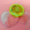 50 Pcs Heart Shaped Diy Acrylic Blank Picture Frame Keychains Transparent Blank Insert Po Keychains Pendant Key Ring Jewelry Ac230H