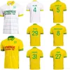 Hommes 6 DOUGLAS Soccer Jerseys Nantes 29 MERLIN PIERRE-GABRIEL BAMBA MOHAMED SIMON CHIRIVELLA CASTELLETTO MOLLET MOUTOUSSAMY COCO Kits de chemise de football 2023 24 Club