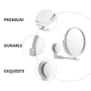 Compact Punch-Free Creative Suction Cup Makeup Mirror Angle Adjustable Folding Simple Style Wall Mounted Cosmetic Mirror for Bathroom 231030