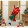 Christmas Decorations Glass Flower Ornament Fashion Stockings Gift Bags Tree Decoration Supplies Baking Show