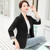 Женские костюмы весенне-осенний черный пиджак для женщин 2023 Интернет-знаменитости маленький высококачественный топ облегающего кроя пальто