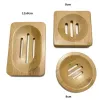 3 style naturalne bambusowe mydła naczynia taca uchwyt do przechowywania mydła do stojaka na talerzu pojemnik przenośne mydła łazienkowe