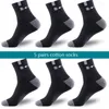 Men's Socks 5 Pair Bamboo Fiber Autumn Winter Men Breathable Cotton Sports Sock Deodorant Business