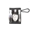 Set di stoviglie all'ingrosso 120 set / lotto campeggio esterno stoviglie da picnic in acciaio inossidabile portatile pieghevole cucchiaio forchetta coltello da cucina SN1263