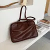 Borse a tracolla Portafoglio da donna in PU morbido Portafoglio grande con capacità tascabile Borsa da ragazza per studentesse Borsa blu da donna in PU morbidocatlin_fashion_bags