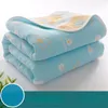 Blanket Pure Cotton Towel Six layer Gauze Air conditioning Quilts Summer Adult Children s Baby Thin Throws Bedspread On The Bed 231030