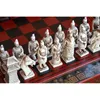 Chess Games Classic Chinese Terracotta Warriors Retro Chess Wooden Chessboard Carving Teenager Adult Board Game Puzzle Birthday Gift 231031