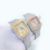 Luxus Custom Iced Out VVS 1/VS1 GRA Certified Reply Studded Moissanit Diamond Buss Down HipHop Jewelry Watch Pass TterKEKH