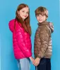 Ny mode Autumn Winter Hooded Children Down Jackets For Girls Candy Color Warm Kids Down Coats for Boys 2-16 Years Outterkläder LJ20