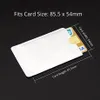 100st kreditkortskydd Säkra ärmar RFID Blockerings -Holder Foil Shield Popular3190