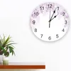 Zegary ścienne roślina winorośl fioletowy zegar kwiatowy nowoczesny design salon dekoracja kuchnia mute zegarek domowy dekoracje wnętrz