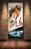 Titanic Classic Movie Leonardo DiCaprio Art Målning Silk Canvas Målning Poster för vardagsrum Heminredning8672636