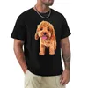 Erkek Polos Spoodle Cockapoo Cavapoo Altın Doodle Güzellik T-Shirt Boys Tişörtler Erkekler İçin Sevimli Üstler Pamuk