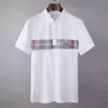 2022Luxurys Diseñadores Hombres Vestido Camiseta Hombre Polo Moda Bordado Carta Patrón Impresión Transpirable Hombres Casual Tops Mujeres S352J