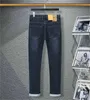 Men's Jeans Designer Mens Pants Linen Hip Hop Men Distressed Ripped Biker Slim Fit Motorcycle Denim for M-3xl A0TM