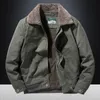 Mensjackor Winter Cotton Coat Bigsize Custom Luxury Fashionable Bomber Jacket Militär Tactical Outdoor Camping 231030