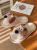 Slippers Cartoon Hond Huis Slippers Schattige Dieren Slipper voor Vrouwen Meisjes Mode Kawaii Zomer Linnen Thuis Slippers Vrouw Grappige Schoenen 231031