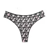 Mulheres breve roupa interior calcinha tanga cintura alta sexy segredo t voltar g-string lingerie leopardo sem costura calcinha 0563