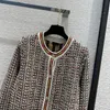 1025 2023 Pista Autunno Marca stesso stile maglione manica lunga girocollo cardigan vestiti di alta qualità delle donne mafeng