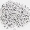 Chongai 300pcs okrągłe akryl arabski litera alfabetu luźne koraliki mieszanki litery do biżuterii Making DIY Pereads Akcesoria 4x7mm Y200730241M