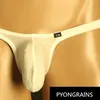 Underbyxor mäns trosor u konvex nylon fascinerande elastiska trosor andningsbara bekväma homosexuella män underkläder bikini sexig