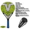 Tennisschläger Hochwertige Padelschläger-Serie Palas 3-lagiges Carbonfaser-Board-Paddel EVA-Gesicht Strandschlägertasche Vairo 360 g 231031