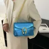 Petit sac carré motif Crocodile, tête de sirène, sac à bandoulière pour femmes, liquidation d'été, nouvelle collection 2023