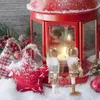 Décorations de Noël 1 ensemble poupée en bois décor casse-noisette pendentif créatif poudre scintillante ornement 231030