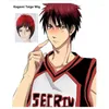 Party Supplies Anime Kuroko Ingen Basuke Seirin Kagami Taiga Wig Röd och svart cosplay kostym basket importerad hög temperatur 35 längd