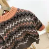 Pullover Autumn Winter Boy girl Sweater Kids Striped Ribbed Knitting Children Soft Clothes Boys Tops Outfit Clothing 231030