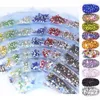 MICUI 1440pcs Mix 6 Size SS3-SS10 Glass Crystal AB Rhinestones Flat Back Round Nail Art Stones Non Fix Strass Crystals för DIY 222G