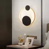 Applique murale Les lumières LED modernes sont utilisées pour la décoration intérieure dans les halls, les chambres à coucher, les salles d'étude et les luminaires supportant 90-260V