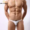 Unterhosen Brave Person Eis Seide Männer Unterwäsche Kurze Niedrige Taille Mini Briefs Nahtlose Höschen Penis Ausbuchtung Slip Sexy Homme