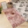 Alfombra de felpa para sala de estar, alfombra central rosa, suave y esponjosa, alfombras de salón para niña, dormitorio moderno, alfombras junto a la cama, alfombrillas para puerta de entrada 231031