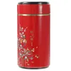 Storage Bottles Round Tinplate Can Lip Gloss Containers Jar Stainless Steel Simple Tea Leaf Sealing