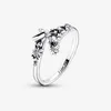 925 Sterling Silber Tinker Bell Funkelnder Ring für Frauen Eheringe Mode Verlobungsschmuck Accessoires252g